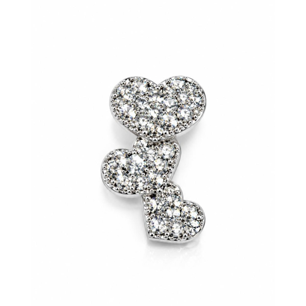 TRIS CUORI SW.SKY 2.5CMX1.5 SILVER